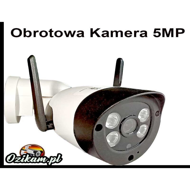 Obrotowa kamera IP tubowa 5MP Wi-Fi