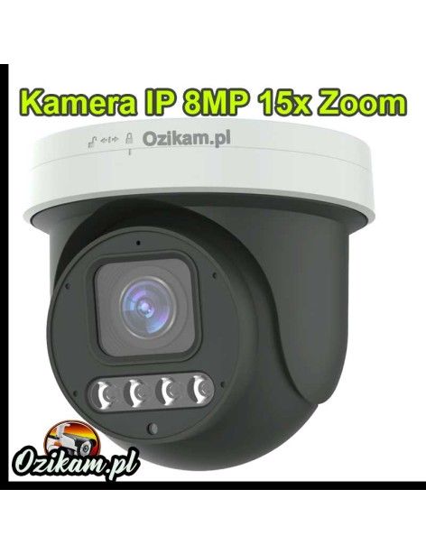 Kamera IP 8MP z detekcją samochodów