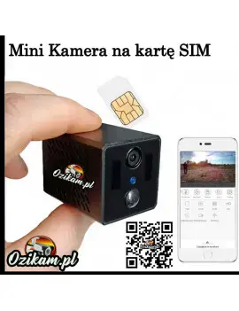 Mini kamera na kartę SIM IP Full-HD Bateria 2600mAh