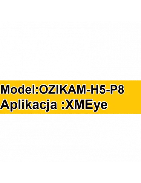 model rejestratora ip OZIKAM-H5-P8