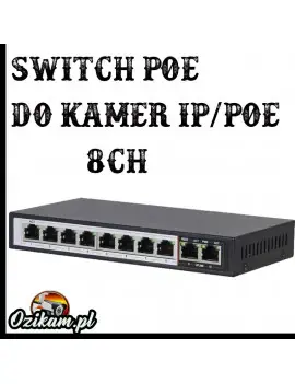 Switch PoE Do Połączenia Kamer PoE