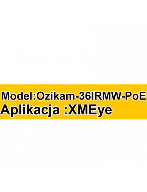 Model kamery IP PoE Ozikam-36IRMW-PoE