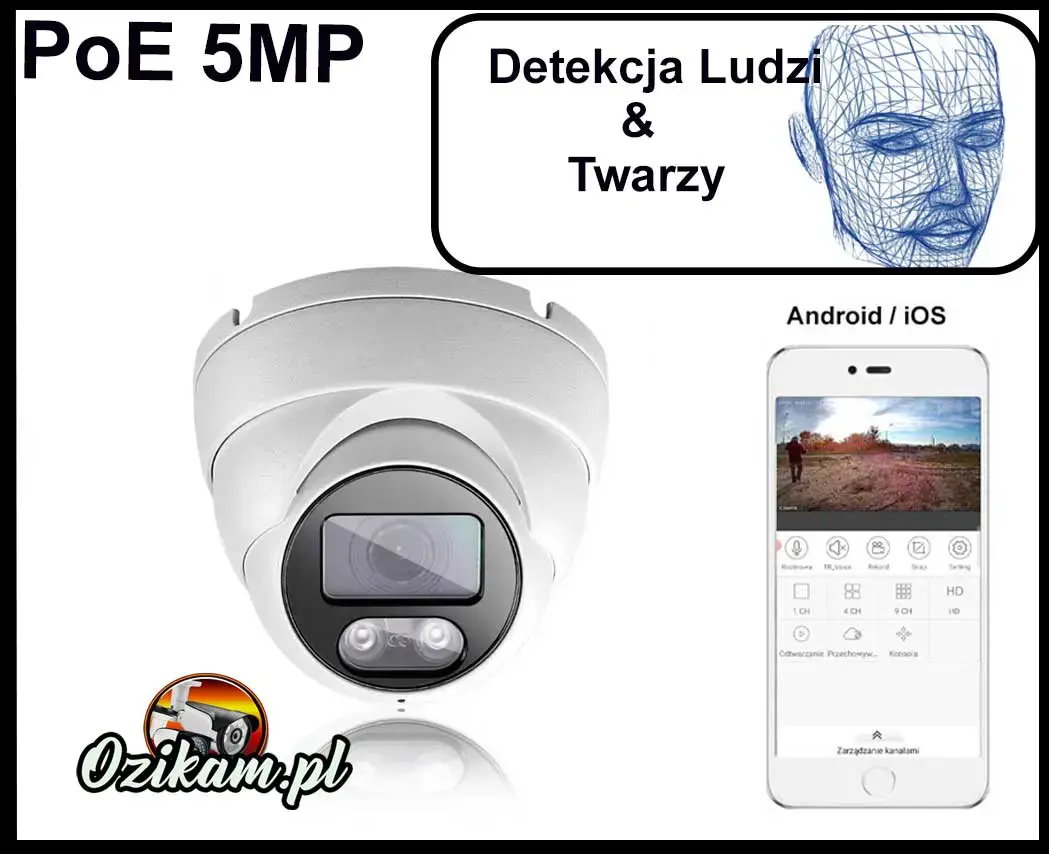 Kamera IP WiFi PTZ 5MP