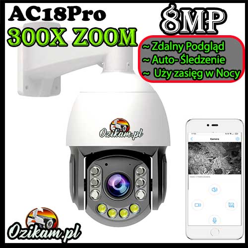 Kamera IP zoom 300x