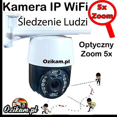 Kamera IP WiFi zewnętrzna obrotowa