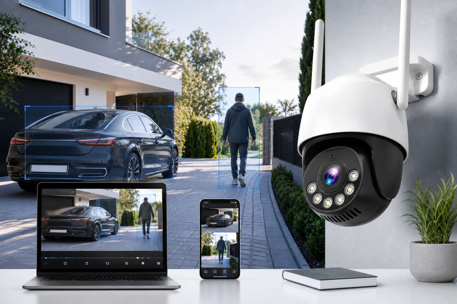 Kamera IP z detekcją AI – jak działa wykrywanie osób i pojazdów?