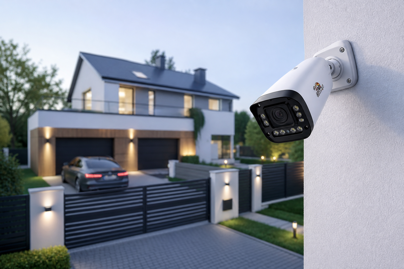 Przykład zastosowania z poradnika: Kamera IP do monitoringu domu – jak dobrać rozdzielczość i kąt widzenia?