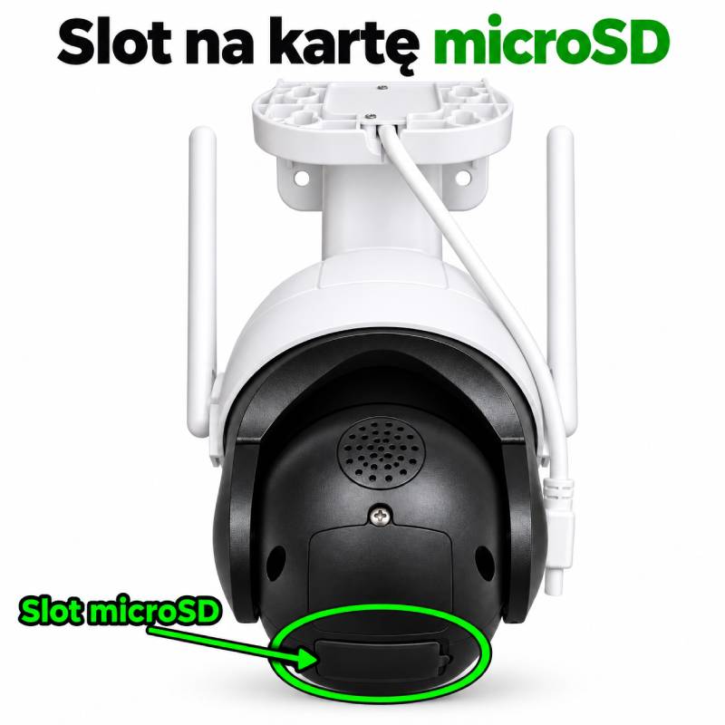 Kamera ip na kartę micro sd