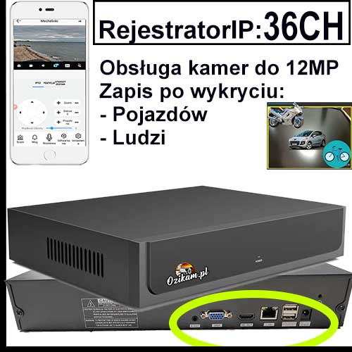 Pierwsze podłaczenie rejestratora ip