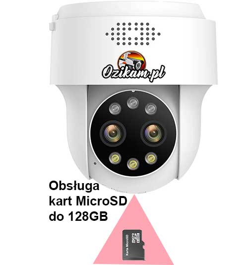 Kamera ip na kartę micro sd
