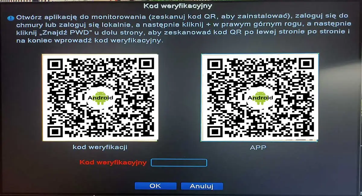 czytanie kodu QR