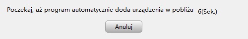Odliczanie dodawania kamery