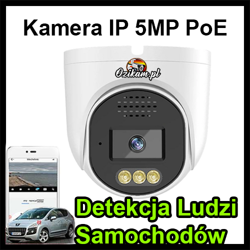 kamera 5mp poe kopułkowa