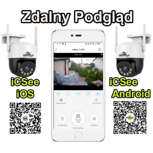 Zdalny podgląd i sterowanie kamerą w aplikacji iCSee