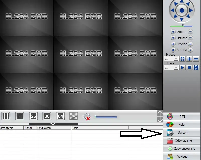 Dodanie kamery do cms