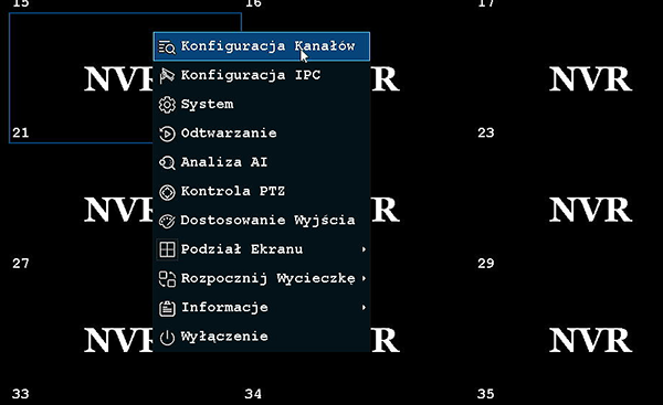 Konfiguracja kanalow