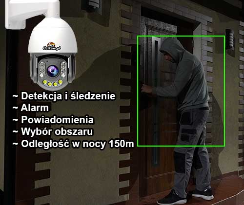 Kamera z trybem nocnym do 150 metrów