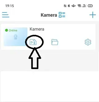 Podgląd plików z karty na kamerze ip
