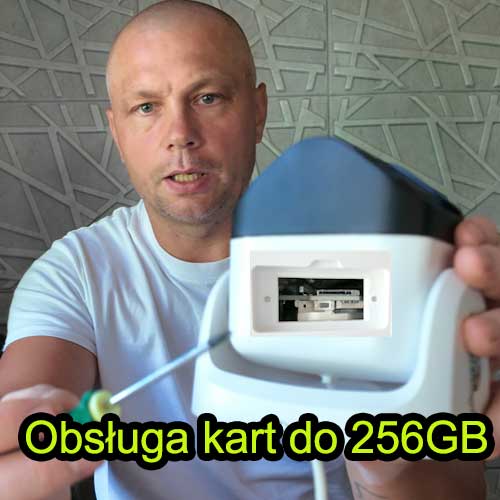 Obsługa karty pamięci microSD w kamerze Ozikam-ACW-2X4MP