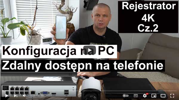 Zdalny podgląd rejestratora Ozikam na telefonie