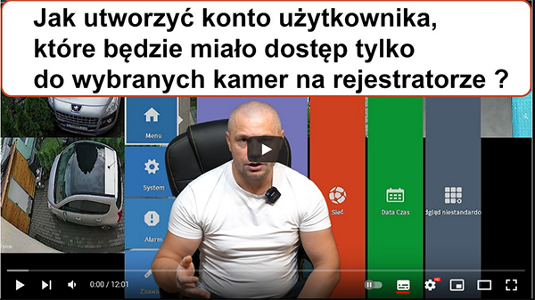 Jak utworzyć konto użytkownika w rejestratorze Ozikam