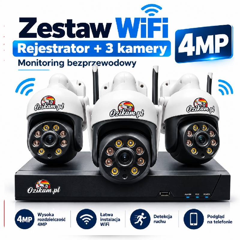 3 kamery wifi