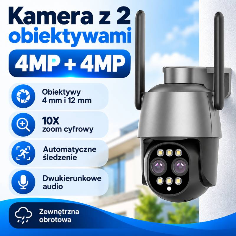 Kamera IP wifi zoom 2x 4MP
