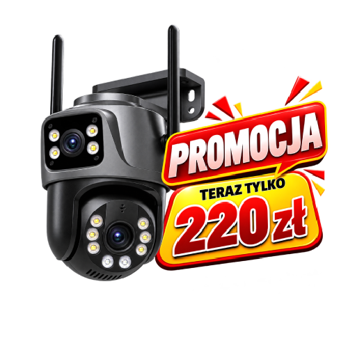 Kamera IP WiFi Ozikam-IC-6X 2 × 3MP – 2 obiektywy – zdjęcie produktu