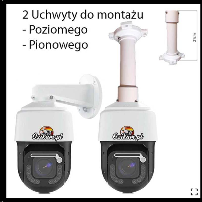 Kamera IP Ozikam-ACW-301 z uchwytem montażowym do ściany